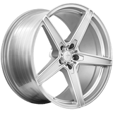 Sentali Street SS4 Hyper Silver Machined 19x8.5 5x112 Wheels | Offset: 35 | Backspace: 6.25 | Bore: 66.6
