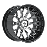 SENTALI BFX BFX2 Gloss Black Lip / Chrome Centre 22x12 6x135/6x139.7 Wheels | Offset: -44 | Backspace: nan | Bore: 106.1