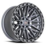VORTEK VRT-608MTB Matte Titanium Black Bead Ring 20x12 6x135/6x139.7 Wheels | Offset: -44 | Backspace: nan | Bore: 106.1