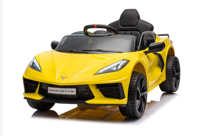 12V Chevrolet Corvette C8 1-Seater Kids Ride-On Car