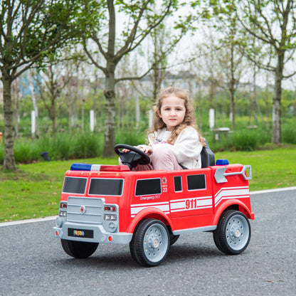 12V Freddo Firetruck 1 Seater Ride on