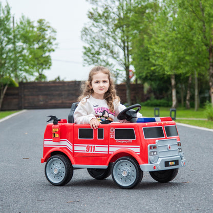 12V Freddo Firetruck 1 Seater Ride on