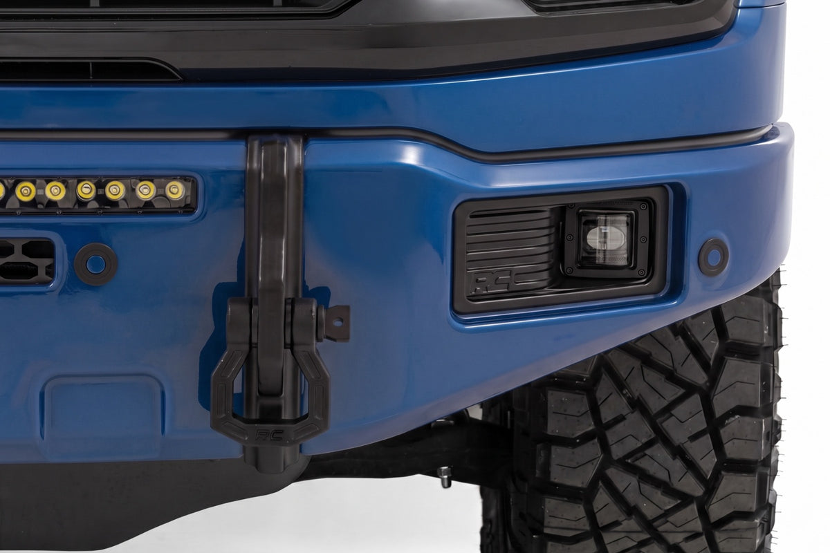 FXS Front Bumper | E9 Argon Blue | EcoBoost | Ford F-150 2WD/4WD (2021-2025)