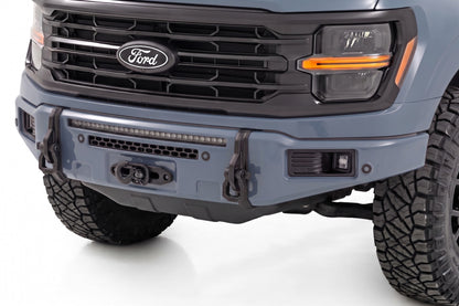 FXS Front Bumper | G4 Azure Gray | EcoBoost | Ford F-150 2WD/4WD (2021-2025)
