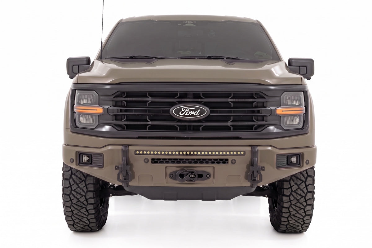 FXS Front Bumper | T9 Marsh Gray | EcoBoost | Ford F-150 2WD/4WD (2021-2025)