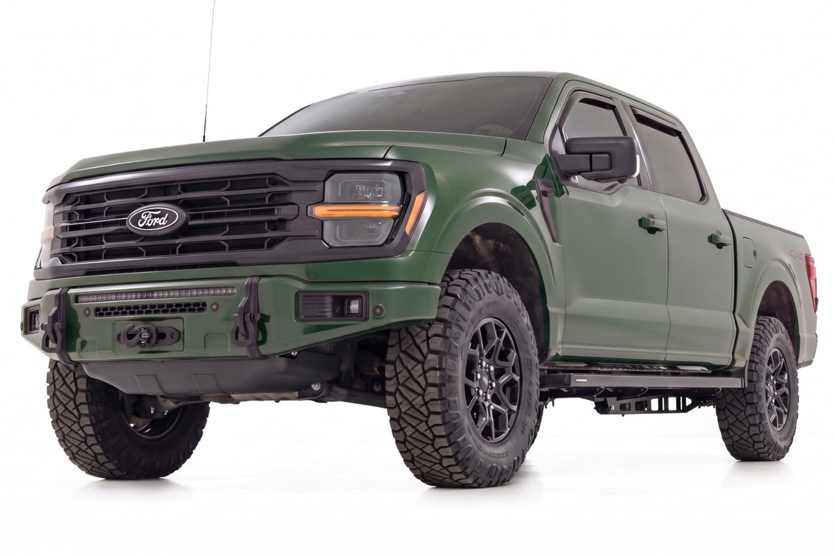 FXS Front Bumper | DB Shelter Green | EcoBoost | Ford F-150 2WD/4WD (2021-2025)