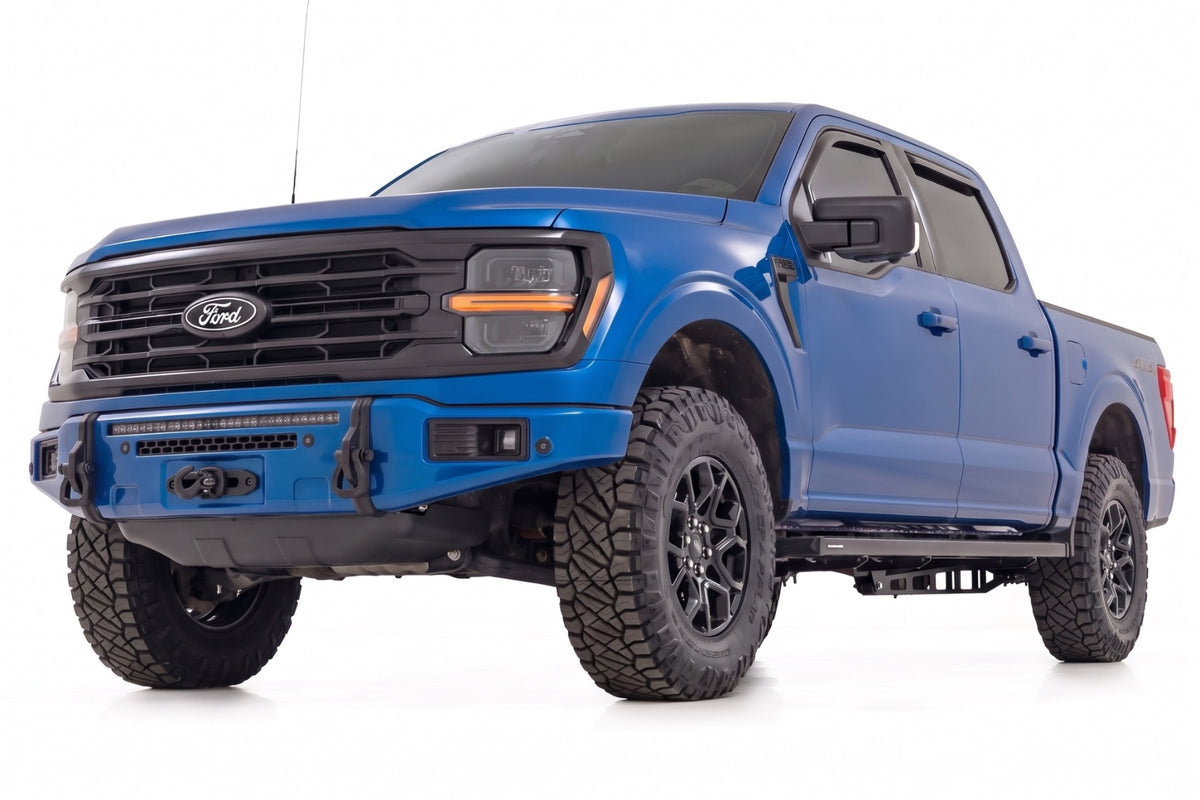 FXS Front Bumper | E7 Velocity Blue | EcoBoost | Ford F-150 2WD/4WD (2021-2025)
