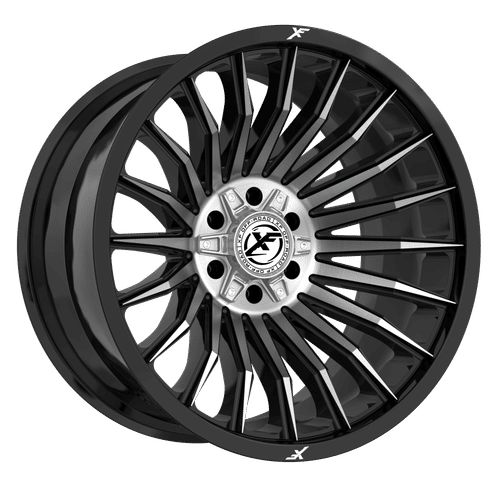 XF OFFROAD XF-231 Titanium Dark Tint 22x10 8x165.1/8x170 Wheels | Offset: -18 | Backspace: nan | Bore: 125.2