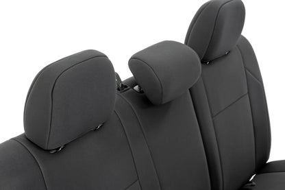 Seat Covers | FR & RR | Crew Cab | W/O Folding Front PS Toyota Tacoma 2WD/4WD (05-15)