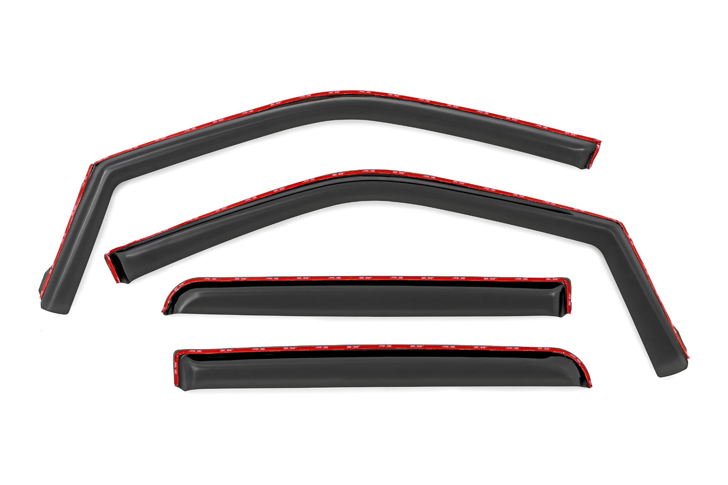 Side Window Deflectors | In Channel Rain Guard | Ford F-150 (15-24) | F-250/F-350 Super Duty (17-24)