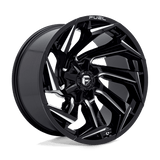 Fuel D753 GLOSS BLACK MILLED 22x12 8x180 Wheels | Offset: -44 | Backspace: 4.77 | Bore: 124.2