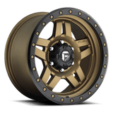 Fuel D583 ANZA MATTE BRONZE BLACK BEAD RING 18x9 6x139.7 Wheels | Offset: 19 | Backspace: 5.75 | Bore: 106.1