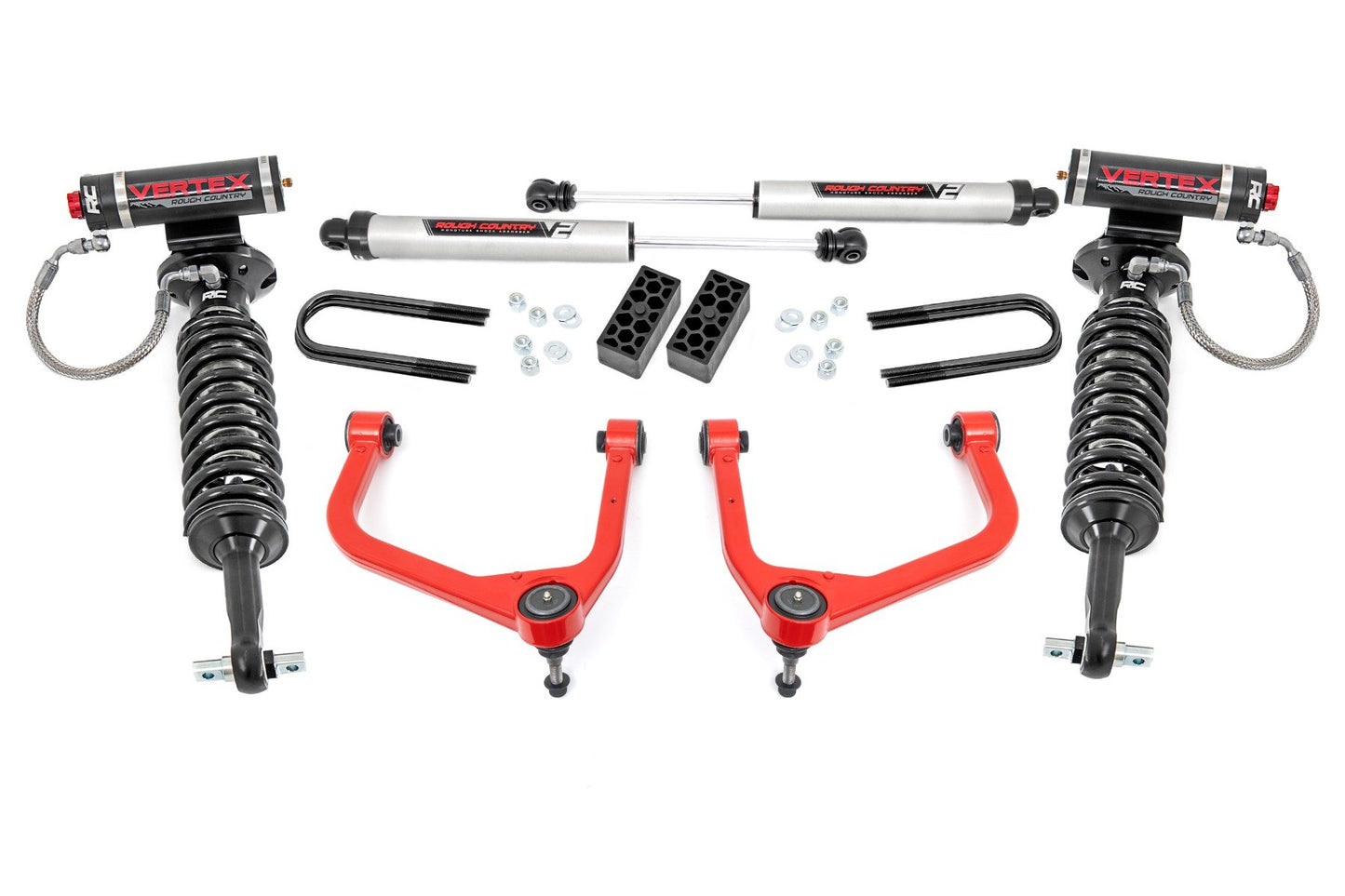 3.5 Inch Lift Kit | Vertex/V2 | Rear Mono Leaf | Chevy Silverado 1500 (2025)