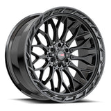 VORTEK VRP-503GB Gloss Black 20x9 5x127/5x139.7 Wheels | Offset: 12 | Backspace: 5.5 | Bore: 78.1
