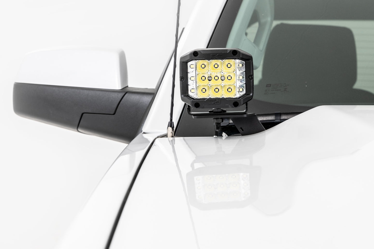 LED Ditch Light Kit | 2in Black Pair | Spot | Chevy/GMC 1500 (14-18)