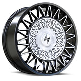 Sentali Luxx Crown   Gloss Black Machined 22x10.5 5x112/5x115 Wheels | Offset: 25 | Backspace: nan | Bore: 71.6