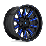 Fuel D646 GLOSS BLACK BLUE TINTED CLEAR 18x9 6x135/6x139.7 Wheels | Offset: 2 | Backspace: 5.08 | Bore: 106.1