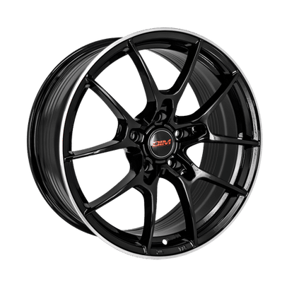 DIM WC001 BLACK SILVER LIP Black Silver Lip 17x7.5 5x114.3 Wheels | Offset: 35 | Backspace: nan | Bore: nan