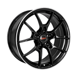 DIM WC001 BLACK SILVER LIP Black Silver Lip 17x7.5 5x114.3 Wheels | Offset: 35 | Backspace: nan | Bore: nan