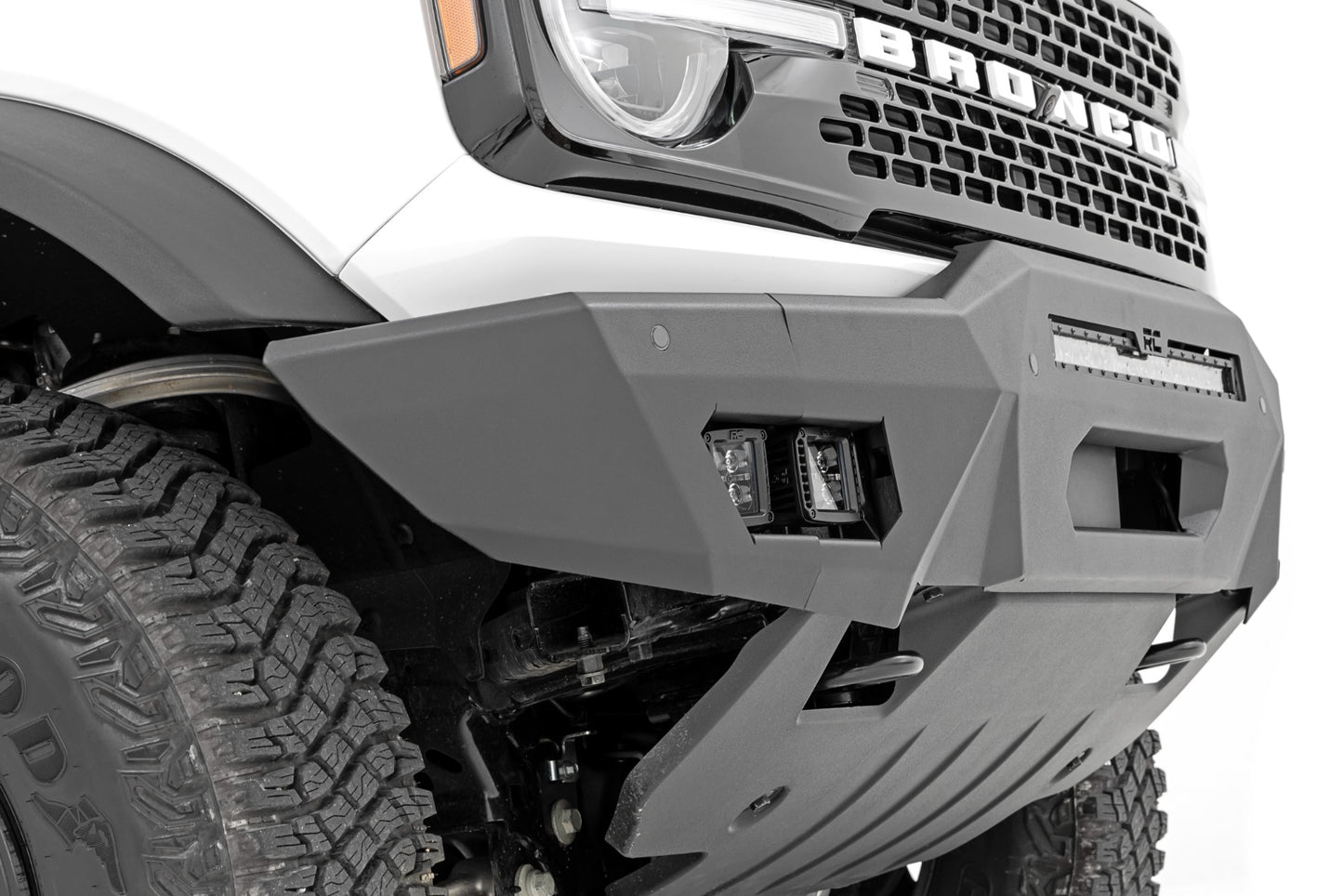 Front Bumper | Modular | Full Wings | Amber DRL | Ford Bronco (21-23)