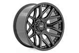 Rough Country 95 Series Wheel | Machined One-Piece | Gloss Black | 20x10 | 6x135 | -19mm