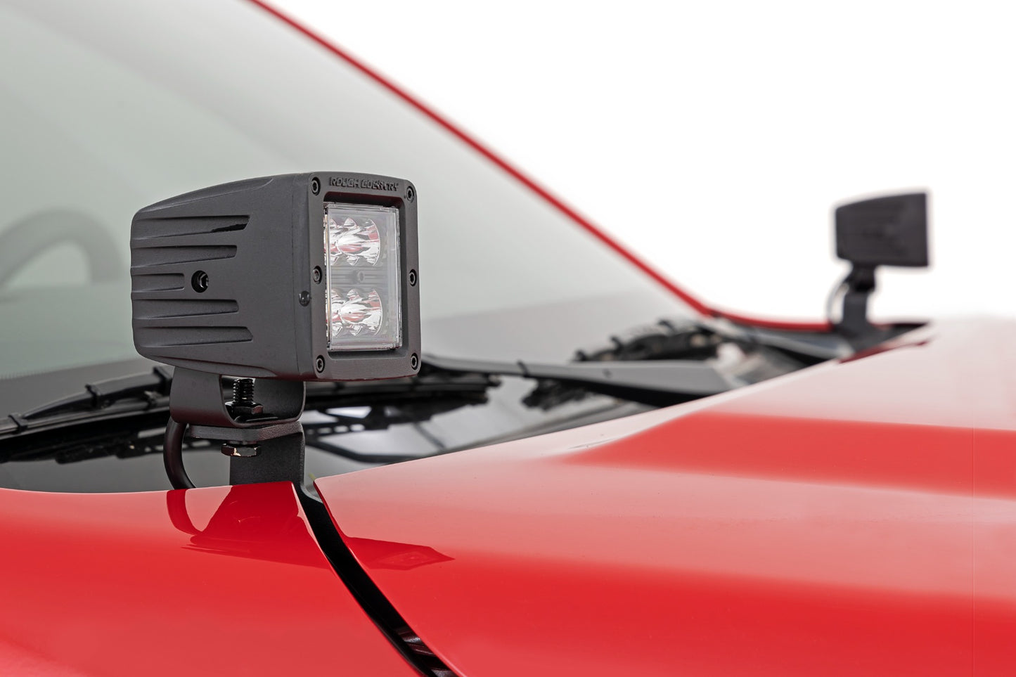 LED Light Kit | Ditch Mount | 2" Black Pair | Amber DRL | Nissan Frontier (22-23)