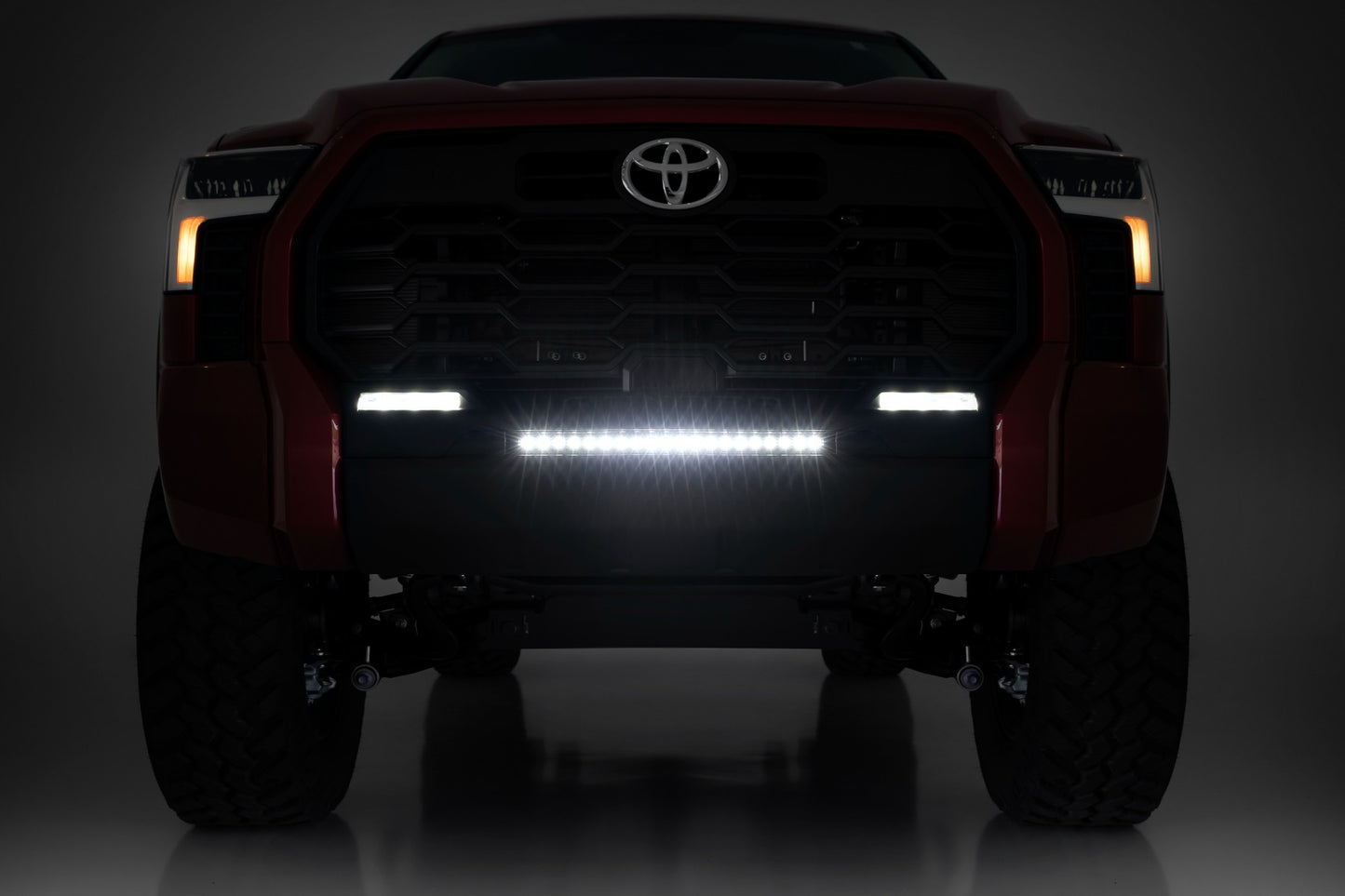 LED Light Kit | Bumper Mount | 20" Black Slim Line | Toyota Tundra (22-23)