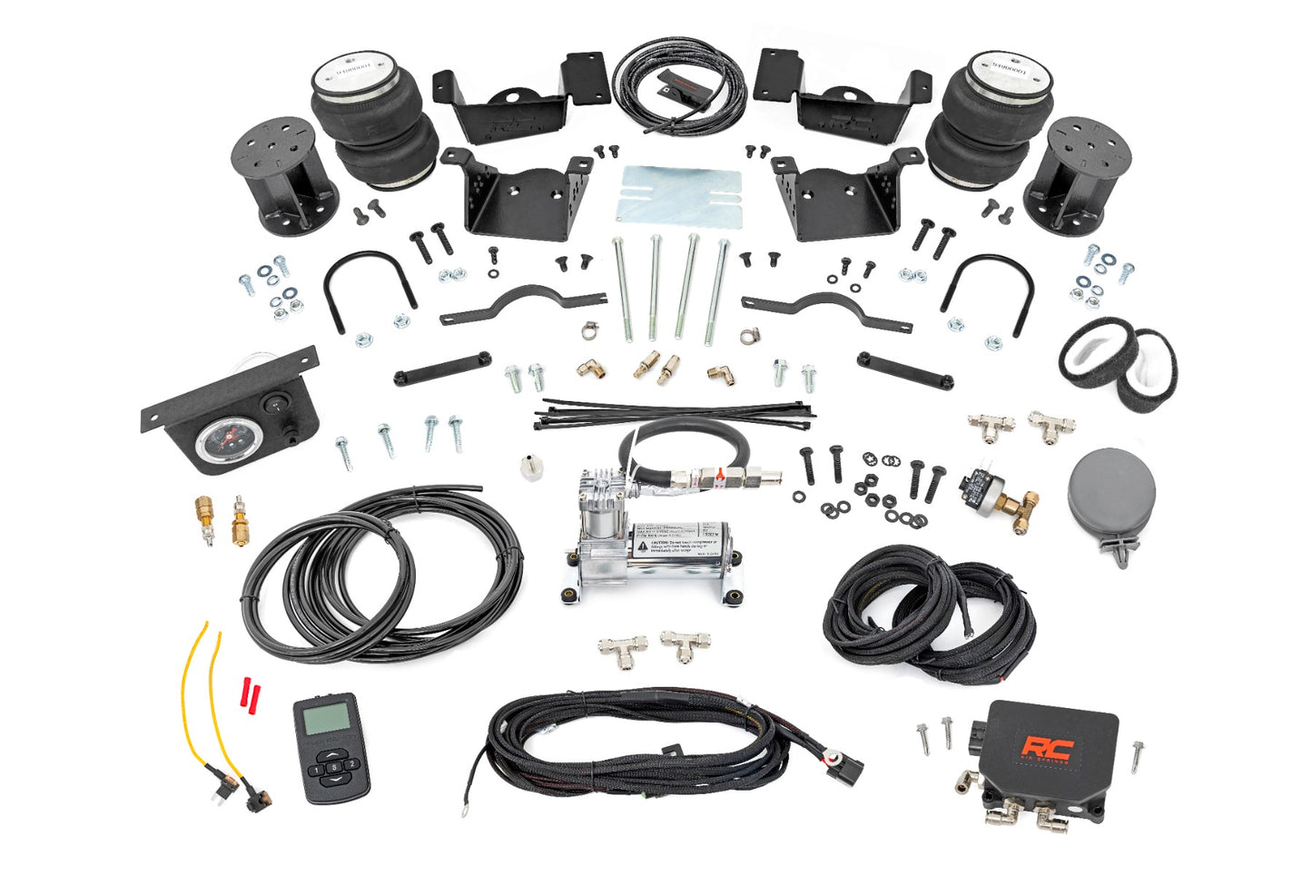 Air Spring Kit w/compressor | Wireless Controller | 7 Inch Lift Kit | Chevy/GMC 2500HD/3500HD (20-23