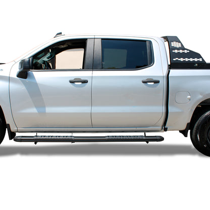 Vanguard Black Powdercoat Side Steps & Running Boards Running Boards Running Board for 2015-2024 ford f-150 nan