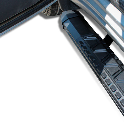 Vanguard Black Powdercoat Side Steps & Running Boards Running Boards Running Board for 2015-2024 ford f-150 nan