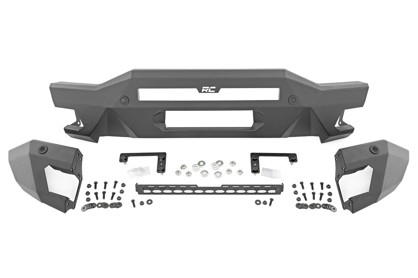 Front Bumper | Modular | Full Wings | Amber DRL | Ford Bronco (21-23)