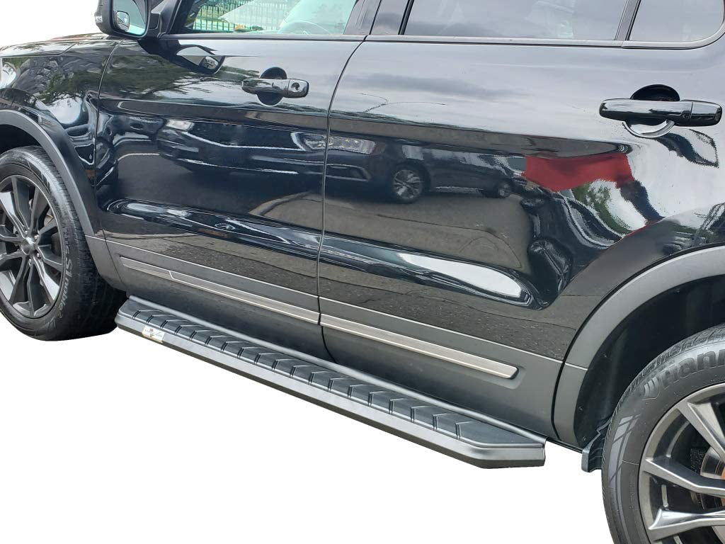 Vanguard Black Side Steps & Running Boards Running Boards Running Board for 2014-2019 toyota highlander