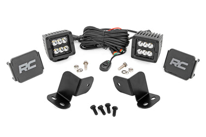 LED Light Kit | Rear Mount | 2" Black Pair | Segway 570 F