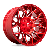 Fuel D771 CANDY RED MILLED 20x10 5x139.7/5x150 Wheels | Offset: -18 | Backspace: 4.79 | Bore: 110.1