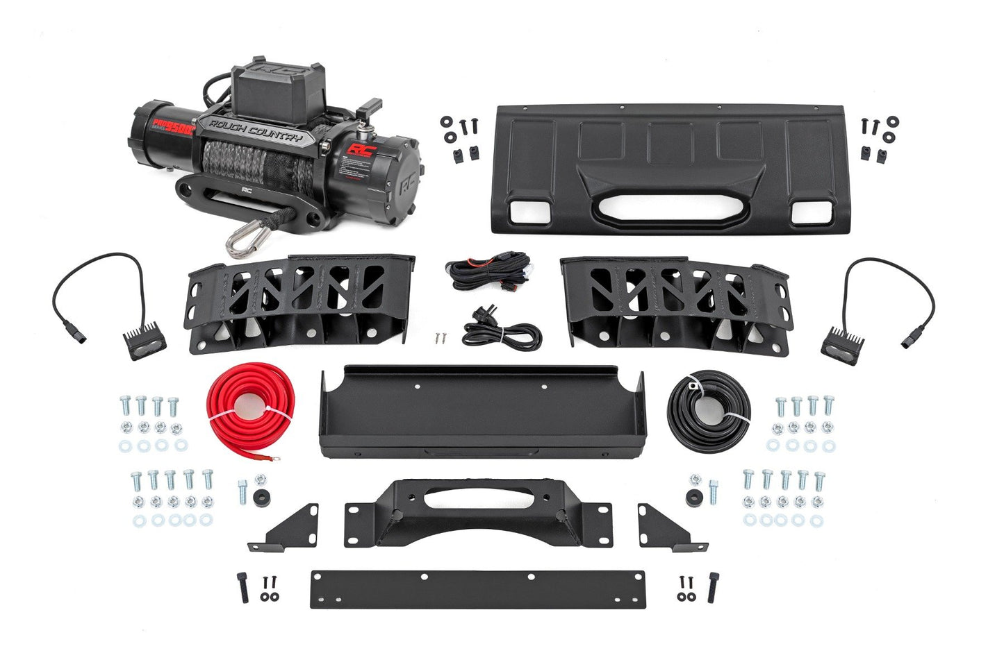 Hidden Winch Mount | Yellow SAE | PRO9500S | Toyota Land Cruiser 4WD (2024-2025)