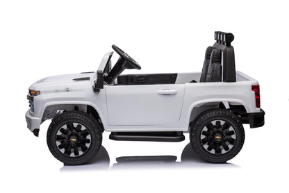 24V 4x4 Chevrolet Silverado 2 Seater Ride on Truck for Kids