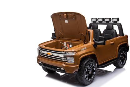 24V 4x4 Chevrolet Silverado 2 Seater Ride on Truck for Kids