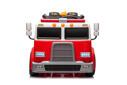 24V Freddo Fire Truck 2-Seater Ride On