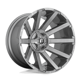 Fuel D714 BRUSHED GUN METAL TINTED CLEAR 20x10 6x135/6x139.7 Wheels | Offset: -19 | Backspace: 4.75 | Bore: 106.1