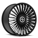 Sentali Luxx Turbine    Gloss Black Milled Tips 22x10 6x135/6x139.7 Wheels | Offset: 20 | Backspace: nan | Bore: 106.1