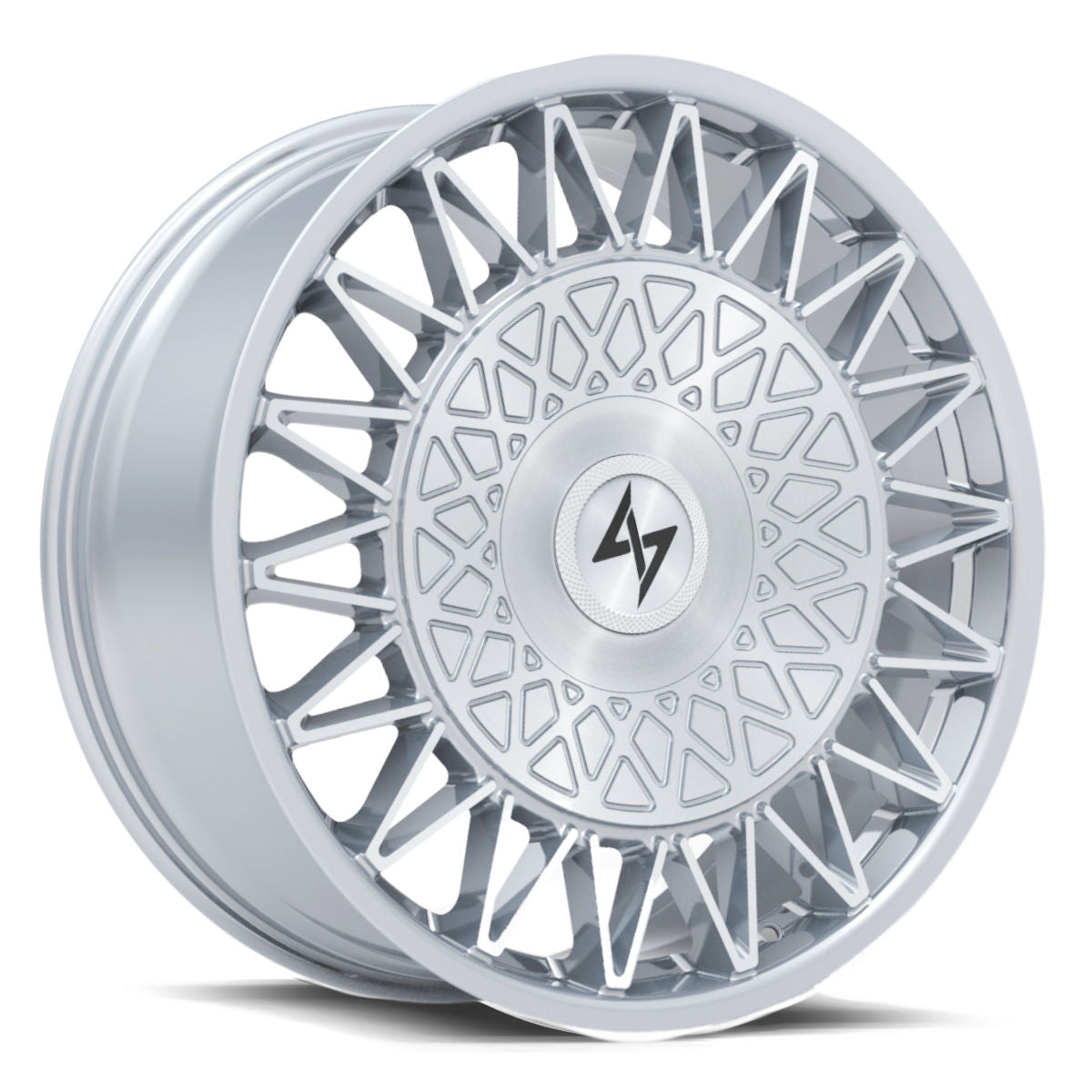 Sentali Luxx Crown  Brushed Silver 22x9 5x112/5x115 Wheels | Offset: 25 | Backspace: nan | Bore: 71.6