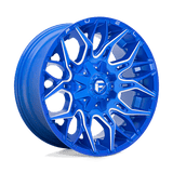 Fuel D770 ANODIZED BLUE MILLED 20x9 8x180 Wheels | Offset: 1 | Backspace: 5.04 | Bore: 124.2
