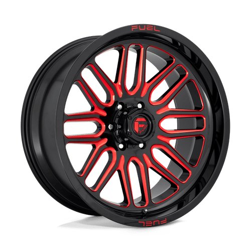Fuel D663 GLOSS BLACK RED TINTED CLEAR 20x10 5x127 Wheels | Offset: -18 | Backspace: 4.79 | Bore: 78.1