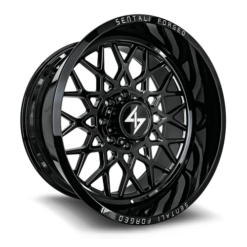Sentali Forged SF5GB Gloss Black 28x16 5x127 Wheels | Offset: -99 | Backspace: 4.5 | Bore: 71.5