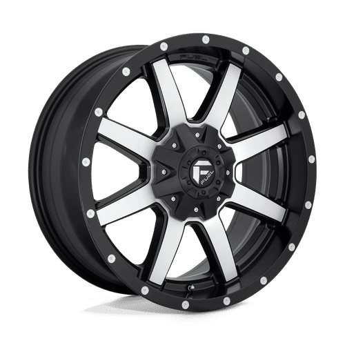 Fuel D537 MATTE BLACK MACHINED 17x9 5x114.3/5x127 Wheels | Offset: -12 | Backspace: 4.53 | Bore: 78.1