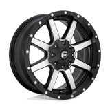 Fuel D537 MATTE BLACK MACHINED 20x12 6x135/6x139.7 Wheels | Offset: -44 | Backspace: 4.77 | Bore: 106.1
