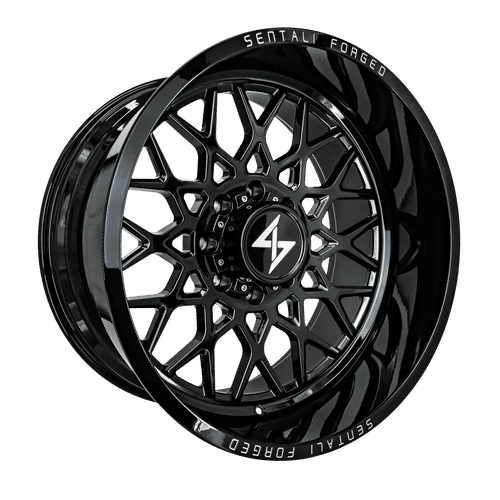 Sentali Forged SF-5 Gloss Black 22x12 8x165.1 Wheels | Offset: -44 | Backspace: 4.75 | Bore: 125.2