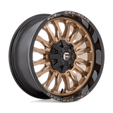 Fuel D797 PLATINUM BRONZE WITH BLACK LIP 20x9 6x139.7 Wheels | Offset: 1 | Backspace: 5.04 | Bore: 106.1