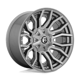 Fuel D713 BRUSHED GUN METAL TINTED CLEAR 20x10 8x165.1 Wheels | Offset: -18 | Backspace: 4.79 | Bore: 125.1