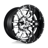 Fuel D270 CHROME PLATED GLOSS BLACK LIP 20x10 8x170 Wheels | Offset: -18 | Backspace: 4.79 | Bore: 125.1